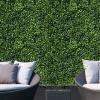 imageGiantex 12PCS 20x20inch Artificial Boxwood Panels 333 Square Feet Faux Greenery Wall Privacy Hedge Screen for Wedding Decorations Fence Backdrop Outdoor Patio Garden Topiary Hedge Protective ScreenGreen Boxwood