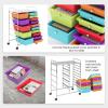 imageGiantex 15 Drawer Rolling Cart with Drawers Storage Organizer Cart for Classroom Office School Teacher Mobile Drawer Cart for Tools Crafts Small Printer Paper PastelMulticolor