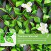 imageGiantex 4PCS Expandable Fence with Leaves 65ft Privacy Screen Decorative Faux Ivy Fencing Panel for Balcony Patio Deck Backdrop Outdoor Artificial Hedge Screen 4 Green Leaves amp Purple FlowersGreen leaves  White Flowers