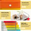 imageGiantex 6 Storage Drawer Cart Rolling Organizer Cart for Tools Scrapbook Paper Home Office School Multipurpose Mobile Utility Cart IvoryRedOrangeGreenTurquoisePurple