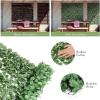 imageGiantex Artificial Faux Ivy Privacy Fence 95x40 Artificial Hedge Faux Ivy Vine Leaf Greenery Wall Screen Decorative Trellis Fence Covering for Outdoor Porch Garden Patio118x59