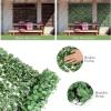 imageGiantex Artificial Faux Ivy Privacy Fence 95x40 Artificial Hedge Faux Ivy Vine Leaf Greenery Wall Screen Decorative Trellis Fence Covering for Outdoor Porch Garden Patio95x59
