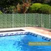 imageGiantex Artificial Faux Ivy Privacy Fence 95x40 Artificial Hedge Faux Ivy Vine Leaf Greenery Wall Screen Decorative Trellis Fence Covering for Outdoor Porch Garden Patio95x59