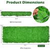 imageGiantex Artificial Ivy Privacy Fence Screen 118 x 394 Artificial Hedges Fence Faux Ivy Vine Greenery Wall Outdoor Privacy Fence Covering for Yard Garden Patio Decoration GreenGreen