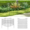 imageGiantex Decorative Garden Fence 5 Pack 39H x 145ft L Rustproof Metal Wire Border Outdoor Animal Barrier No Dig Fencing Flower Bed Edging Fence for Yard Patio Landscape Decor