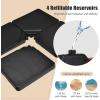 imageGiantex 4Piece Fillable Offset Patio Umbrella Base 178 lbs Heavy Duty Cantilever Umbrella Stand with EasyFill Water amp Sand Spouts HDPE Base Plates for Garden Deck amp Poolside2200 Pounds