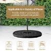imageGiantex 4Piece Fillable Offset Patio Umbrella Base 178 lbs Heavy Duty Cantilever Umbrella Stand with EasyFill Water amp Sand Spouts HDPE Base Plates for Garden Deck amp Poolside2030 Pounds