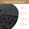 imageGiantex 4Piece Fillable Offset Patio Umbrella Base 178 lbs Heavy Duty Cantilever Umbrella Stand with EasyFill Water amp Sand Spouts HDPE Base Plates for Garden Deck amp Poolside2030 Pounds