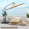 imageGiantex 4Piece Fillable Offset Patio Umbrella Base 178 lbs Heavy Duty Cantilever Umbrella Stand with EasyFill Water amp Sand Spouts HDPE Base Plates for Garden Deck amp Poolside2250 Pounds