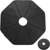 imageGiantex 4Piece Fillable Offset Patio Umbrella Base 178 lbs Heavy Duty Cantilever Umbrella Stand with EasyFill Water amp Sand Spouts HDPE Base Plates for Garden Deck amp Poolside2080 Pounds