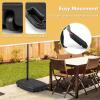 imageGiantex Offset Patio Umbrella Base  243 lbs Fillable Cantilever Umbrella Stand with Wheels Heavy Duty HDPE Sand Water Weighted Market Umbrella Base for Garden Poolside Yard Outdoor2430 Pounds