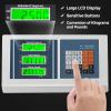 imageGiantex 660 LBS Weight Computing Platform Scale with LBKG Switchable ACDC Power Supply HighDefinition LCD Display Electronic Stainless Steel Digital Postal Scale for Luggage Shipping Packages