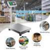 imageGiantex 660 LBS Weight Computing Platform Scale with LBKG Switchable ACDC Power Supply HighDefinition LCD Display Electronic Stainless Steel Digital Postal Scale for Luggage Shipping Packages