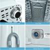 imageGiantex Full Automatic Washing Machine 2 in 1 Portable Laundry Washer 88lbs Washer and Spinner Combo 104 cuft 10 Programs Builtin Drain Pump Energy Saving Top Load for Apartment Dorm