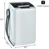 imageGiantex Full Automatic Washing Machine 2 in 1 Portable Laundry Washer 88lbs Washer and Spinner Combo 104 cuft 10 Programs Builtin Drain Pump Energy Saving Top Load for Apartment Dorm
