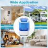 imageGiantex Portable Mini Washing Machine 55 lbs Capacity Small Compact Laundry Washer with Spin Tub amp Drain Hose Semiautomatic Washer Machine for Apartment Dorms RV Home BlueBlue