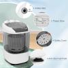 imageGiantex Portable Mini Washing Machine 55 lbs Capacity Small Compact Laundry Washer with Spin Tub amp Drain Hose Semiautomatic Washer Machine for Apartment Dorms RV Home BlueGrey