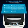 imageGiantex Portable Washing Machine 2 in 1 Full Automatic Laundry Washer 15CuFt 11lbs Capacity Washing and Spinning Combo 8 Programs 10 Water Levels Energy Saving Top Load Washer for Apartment DormWhite