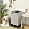 imageGiantex Portable Washing Machine 2 in 1 Full Automatic Laundry Washer 15CuFt 11lbs Capacity Washing and Spinning Combo 8 Programs 10 Water Levels Energy Saving Top Load Washer for Apartment DormGray