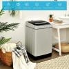 imageGiantex Portable Washing Machine 2 in 1 Full Automatic Laundry Washer 15CuFt 11lbs Capacity Washing and Spinning Combo 8 Programs 10 Water Levels Energy Saving Top Load Washer for Apartment DormGray