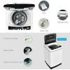 imageGiantex Portable Washing Machine 2 in 1 Full Automatic Laundry Washer 15CuFt 11lbs Capacity Washing and Spinning Combo 8 Programs 10 Water Levels Energy Saving Top Load Washer for Apartment DormWhite