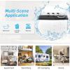 imageGiantex Portable Washing Machine 26lbs Washer and Spinner Combo18 lbs Washing 8 lbs Spinning Builtin Drain Pump wTimer Control Dorm Apartment Twin Tub Mini Laundry Washer Gray WhiteBlack  White