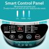 imageGiantex Portable Washing Machine 77lbs Capacity AllinOne Washer Spinner Combo wDrain Pump 078 Cuft Laundry Washer w 10 Program 3 Water Level LED Display Compact for Apartment RVTurquoise  Black