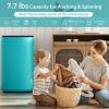 imageGiantex Portable Washing Machine 77lbs Capacity AllinOne Washer Spinner Combo wDrain Pump 078 Cuft Laundry Washer w 10 Program 3 Water Level LED Display Compact for Apartment RVTurquoise  Black