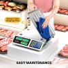 imageGiantex Price Computing Scale 66 lb30 kg Rechargeable Commercial Food Scale with Dual LCD Display Stainless Steel Platform Commercial Grade Food Weighing for Meat Shop Farmer Market Deli
