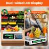 imageGiantex Price Computing Scale 66 lbs LCD Digital Commercial Food Meat Produce Weighing Scale in lb amp kg Stainless Steel Electronic Kitchen Scale for Farmers Market Retail Outlets Meat Shop