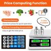 imageGiantex Price Computing Scale 66 lbs LCD Digital Commercial Food Meat Produce Weighing Scale in lb amp kg Stainless Steel Electronic Kitchen Scale for Farmers Market Retail Outlets Meat Shop