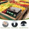 imageGiantex Price Computing Scale 88 lb40 kg Rechargeable Commercial Food Scale wDual LCD Display amp Stainless Steel Platform Digital Food Weighing for Farmer Market Retail Outlets Meat Shop Deli