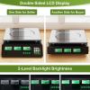 imageGiantex Price Computing Scale 88 lb40 kg Rechargeable Commercial Food Scale wDual LCD Display amp Stainless Steel Platform Digital Food Weighing for Farmer Market Retail Outlets Meat Shop Deli