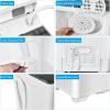 imageGiantex Washing Machine Semiautomatic Twin Tub Washer with Spin Dryer 26lbs Capacity Builtin Drain Pump Portable Laundry Washer Compact Washing Machine for Apartment Dorm and RV WhiteGrayWhiteGray