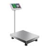 imageGiantex 660 LBS Weight Computing Platform Scale with LBKG Switchable ACDC Power Supply HighDefinition LCD Display Electronic Stainless Steel Digital Postal Scale for Luggage Shipping Packages