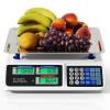 imageGiantex Price Computing Scale 66 lb30 kg Rechargeable Commercial Food Scale with Dual LCD Display Stainless Steel Platform Commercial Grade Food Weighing for Meat Shop Farmer Market Deli