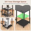 imageGiantex 66 LShaped Desk with Storage Drawers amp Charging Station Spacious Corner Computer Desk with Keyboard Tray Adjustable Shelf Cabinet Huge Workspace Home Office Study Writing Desk NaturalBlack