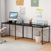 imageGiantex L Shaped Computer Desk 59 Inch Reversible Corner Desk with Power Outlet and USB Ports amp Monitor Stand Wooden Writing Desk Gaming Table for Home Office Room Small Space BlackBlack