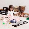 imageGiantex Percussion Glockenspiel Bell Kit 30 Notes Xylophone with Adjustable Height Frame Music Stand 8 Practice Pad Bell Mallets Drumsticks Carrying Bag for School Band Beginner Student30 Notes