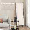 imageGiantex Room Divider Large Single Panel 73W x 73H Privacy Screen with Lockable Wheels Rolling Room Divider Panel for Home Office Studio Partition Fabric Wall Divider for Room Separation BrownBeige