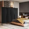 imageGiantex Room Divider Large Single Panel 73W x 73H Privacy Screen with Lockable Wheels Rolling Room Divider Panel for Home Office Studio Partition Fabric Wall Divider for Room Separation BrownBlack