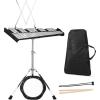 imageGiantex Percussion Glockenspiel Bell Kit 30 Notes Xylophone with Adjustable Height Frame Music Stand 8 Practice Pad Bell Mallets Drumsticks Carrying Bag for School Band Beginner Student30 Notes