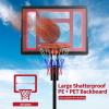 imageGiantex 10 Ft Basketball Hoop Outdoor  5 FT to 10 FT Height Adjustable Indoor Portable Basketball Goal System with 2 Wheels Weight Bag Fillable Base 32 Backboard Perfect for Kids Teens Adults