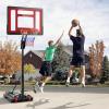imageGiantex 10 Ft Basketball Hoop Outdoor  5 FT to 10 FT Height Adjustable Indoor Portable Basketball Goal System with 2 Wheels Weight Bag Fillable Base 32 Backboard Perfect for Kids Teens Adults