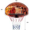 imageGiantex Basketball Hoop for Door 29 X 20 Inch Hanging Basketball Board with Net Indoor Outdoor Wall Mount Basketball Hoop for Kids Adults Teens Family Games Home Office Door