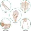 imageGiantex Life Size 708 Human Anatomical Anatomy Skeleton Medical Model  Stand