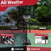 imageGiantex Portable Basketball Hoop Outdoor 42510ft Height Adjustable Basketball Goal System w 435 Shatterproof Backboard Fillable Base Indoor Basketball Hoop for KidsAdultsBackyardDriveway