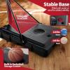 imageGiantex Portable Basketball Hoop Outdoor 42510ft Height Adjustable Basketball Goal System w 435 Shatterproof Backboard Fillable Base Indoor Basketball Hoop for KidsAdultsBackyardDriveway