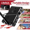 imageGiantex Portable Basketball Hoop Outdoor 42510ft Height Adjustable Basketball Goal System w 435 Shatterproof Backboard Fillable Base Indoor Basketball Hoop for KidsAdultsBackyardDriveway