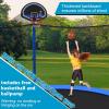 imageGiantex Trampoline 12141516FT Outdoor Recreational Trampoline wEnclosure Net NonSlip Ladder amp Basketball Hoop ASTM Approved Combo Bounce Outdoor Trampoline for Adults Kids12FT